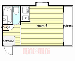 間取図画像 ワンルーム