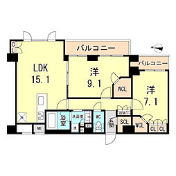 ミレーネ神戸住吉本町 3階