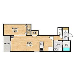 間取図画像 1LDK