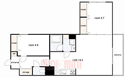 シェルメール住吉本町 3階