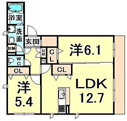 シャーメゾン スパーツィオ 2階
