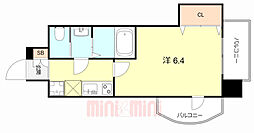 サムティ大阪ＣＩＴＹ　ＷＥＳＴ 810 8階1Kの間取り