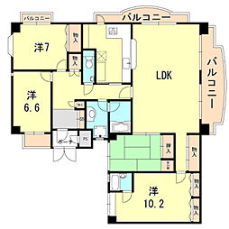 フォーシーズンズ芦屋 3階