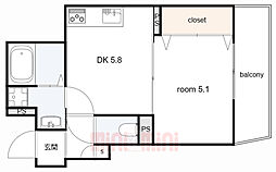 クリエオーレ梶ヶ島 2階