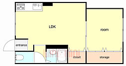 間取図画像 1LDK