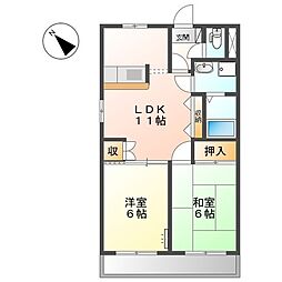 ハッピースリーヒルズ 2階