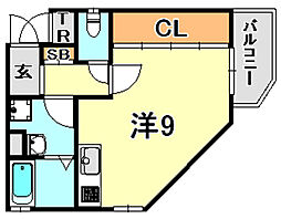 間取図画像 ワンルーム
