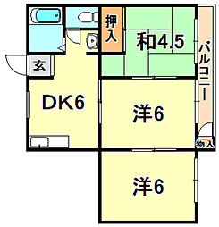 間取図画像 3DK