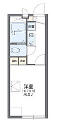 レオパレスEmirates住吉 1Kの間取図画像