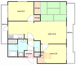 間取図画像 3LDK
