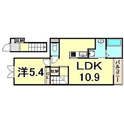 ヒルサイドウエガハラ 2階