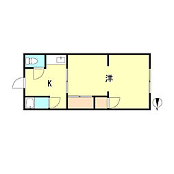 レーベン萩乃 2階/202