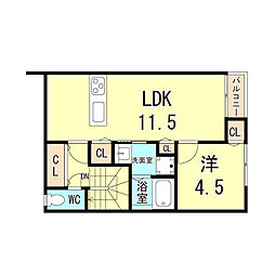 Kパラッツォパールブリッジ 2階/202