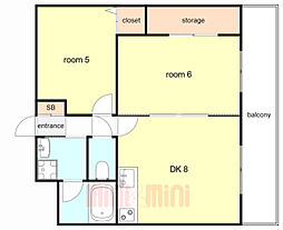 アレーグルヒビキII 2階