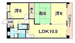 カウリー芦屋 3階/302