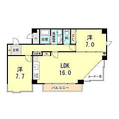 物件の間取り
