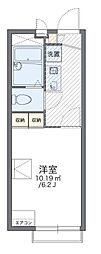 レオパレスハッピーハウス 1Kの間取図画像