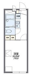 レオパレスメイセイ1 1Kの間取図画像