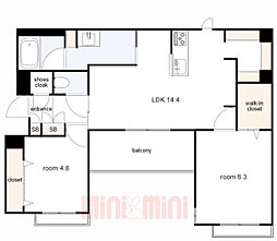 シャーメゾンさくら大久保駅前 4階