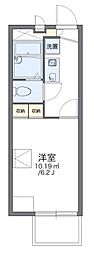 レオパレス岡本 1Kの間取図画像