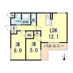 ワコーレヴィータＫＯＢＥ湊川 2階/201