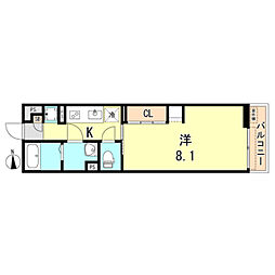 リブリ・スカイブルー　サン 1階