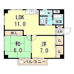 栄マンション 4階/401
