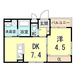 グランメール芦屋南宮町 2階/202