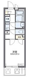 レオネクストルミエール御影 1Kの間取図画像