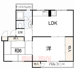 鶴甲コーポ15号館 5階/405
