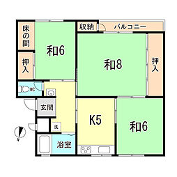 渦が森コーポ4号館 2階