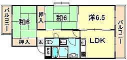 サンパレス21御影2 3階