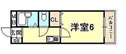 メイゾン芦屋川 2階/202