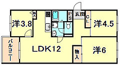 物件の間取り