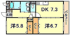 物件の間取り