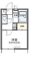 プレミエエトワール 1Kの間取図画像