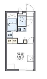 レオパレス扇 1Kの間取図画像