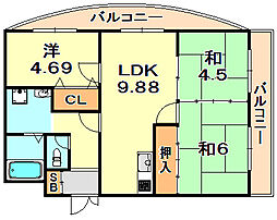 ベルレーブ本山 3階/306
