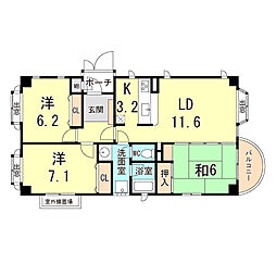 メゾン・ド・レーブ本山 3階