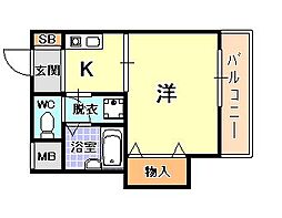 ヴィラ芦屋川 2階