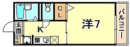 ヘスティア御影D棟 2階