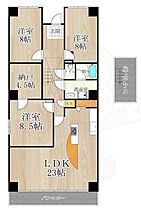 アプリコ  ｜ 大阪府大阪市中央区内本町１丁目1番8号（賃貸マンション3SLDK・11階・110.16㎡） その2