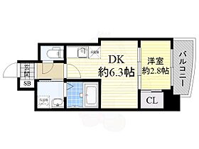 セレニテ夕陽丘EST  ｜ 大阪府大阪市天王寺区上汐５丁目4番8号（賃貸マンション1DK・15階・26.64㎡） その2