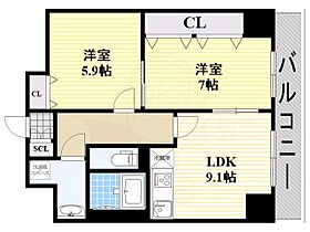 グランデュール林寺  ｜ 大阪府大阪市生野区林寺１丁目5番9号（賃貸マンション2LDK・4階・55.86㎡） その2