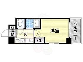 エスリード上本町北  ｜ 大阪府大阪市中央区上本町西２丁目1番1号（賃貸マンション1K・9階・20.25㎡） その2