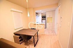 パークアクシス心斎橋 10階ワンルームのリビング/ダイニング