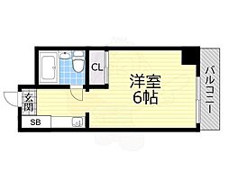 メゾン・ド・ソヌリー ワンルームの間取図画像