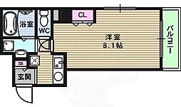 エスペランサ国分町 1Kの間取図画像
