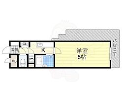 フィレンツェ 1Kの間取図画像
