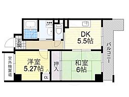 プロスペール玉津 2Kの間取図画像